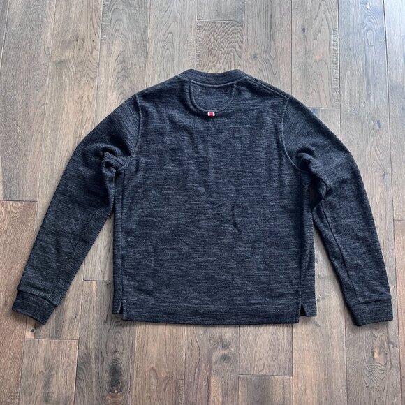 Tracksmith Rapid Transit Merino Fleece Size M Black Womens Run Athletic Pullover - Picture 4 of 8